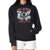LA Clippers G-III 4Her by Carl Banks Women's Flowers Team Logo Graphic Fleece Pullover Hoodie New