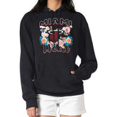 Miami Heat G-III 4Her by Carl Banks Women's Flowers Team Logo Graphic Fleece Pullover Hoodie Outlet