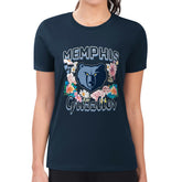 Memphis Grizzlies G-III 4Her by Carl Banks Women's Super-Slim Fit Lightweight Flowers Team Logo Graphic T-Shirt Online