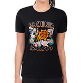 Phoenix Suns G-III 4Her by Carl Banks Women's Super-Slim Fit Lightweight Flowers Team Logo Graphic T-Shirt Online