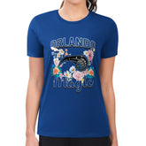 Orlando Magic G-III 4Her by Carl Banks Women's Super-Slim Fit Lightweight Flowers Team Logo Graphic T-Shirt On Sale