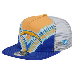 Los Angeles Chargers New Era Throwback Dye Golfer Snapback Hat