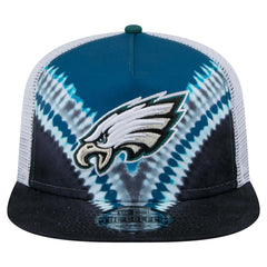 Philadelphia Eagles New Era Throwback Dye Golfer Snapback Hat