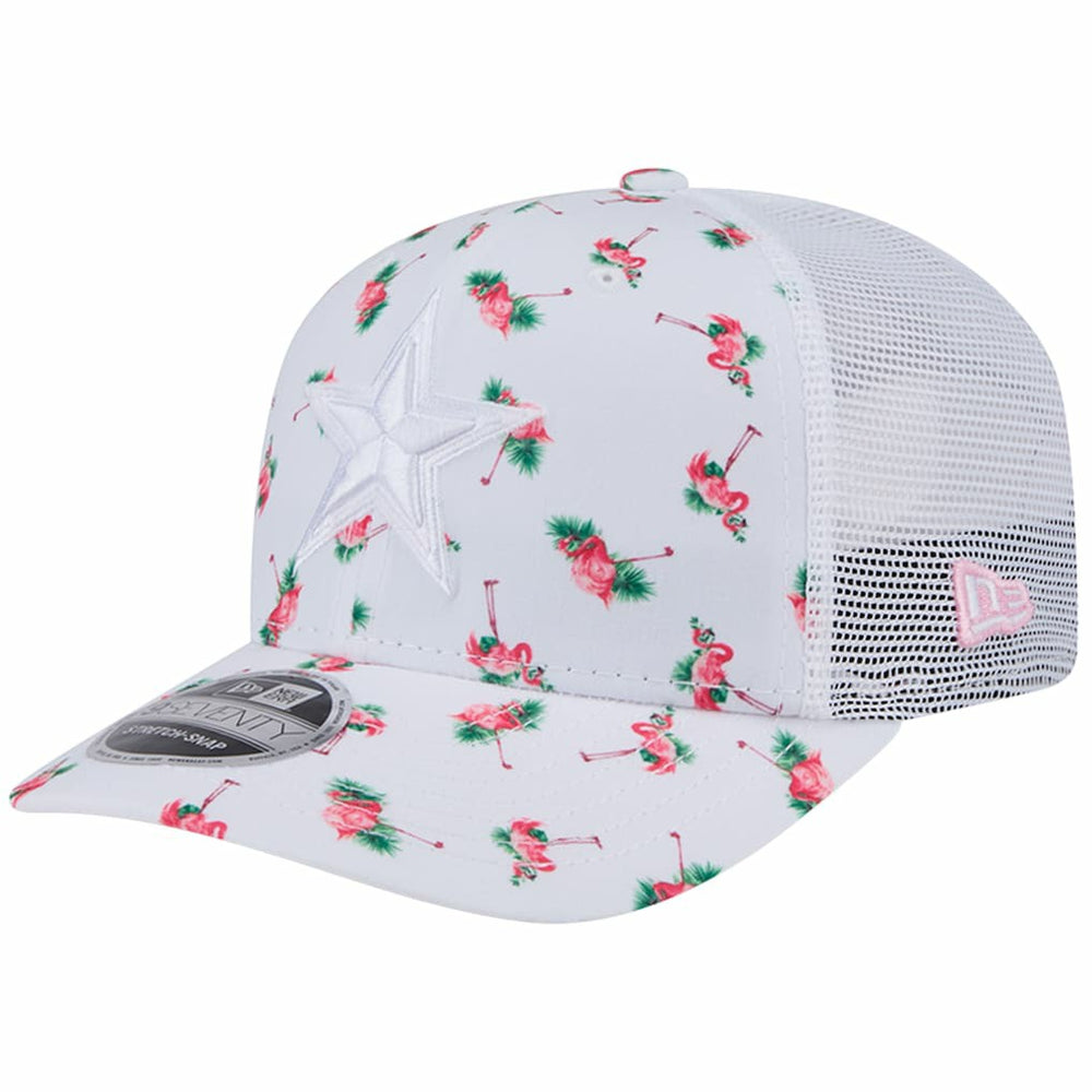 Dallas Cowboys New Era Adventure Flamingo Pattern 9SEVENTY Stretch-Snap Hat
