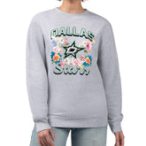 Dallas Stars G-III 4Her by Carl Banks Women's Flower Logo Pullover Sweatshirt Discount