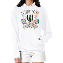 Vegas Golden Knights G-III 4Her by Carl Banks Women's Flower Logo Pullover Hoodie Sale