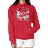 Detroit Red Wings G-III 4Her by Carl Banks Women's Flower Logo Pullover Hoodie Outlet