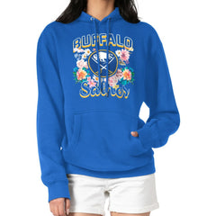 Buffalo Sabres G-III 4Her by Carl Banks Women's Flower Logo Pullover Hoodie For Sale