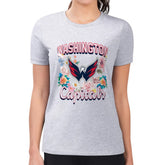 Washington Capitals G-III 4Her by Carl Banks Women's Super-Slim Fit Lightweight Flower Logo T-Shirt Outlet