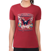 Washington Capitals G-III 4Her by Carl Banks Women's Super-Slim Fit Lightweight Flower Logo T-Shirt Online
