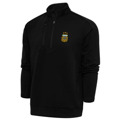 Argentina National Team Antigua Generation Quarter-Zip Pullover Top Black