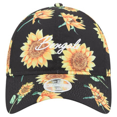 Cincinnati Bengals New Era Women's Adventure Sunflower 9TWENTY Adjustable Hat