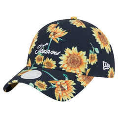 Houston Texans New Era Women's Adventure Sunflower 9TWENTY Adjustable Hat