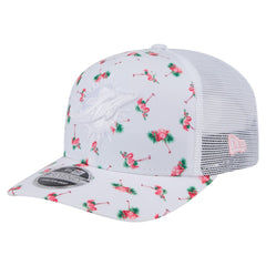 Miami Dolphins New Era Adventure Flamingo Pattern 9SEVENTY Stretch-Snap Hat