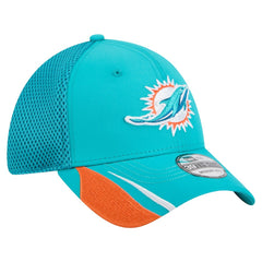 Miami Dolphins New Era Game Day Linear 39THIRTY Flex Hat