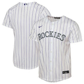 Colorado Rockies Youth Home Replica Jersey - White