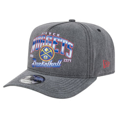 Denver Nuggets Throwback Washed Pre-Curved 9FIFTY Snapback Hat sale Online