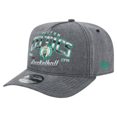 Boston Celtics Throwback Washed Pre-Curved 9FIFTY Snapback Hat On Sale
