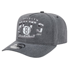 Brooklyn Nets Throwback Washed Pre-Curved 9FIFTY Snapback Hat On Sale