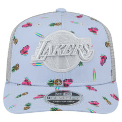 Los Angeles Lakers Adventure Aloha Pattern 9SEVENTY Stretch-Snap Hat Online