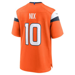 Denver Broncos Nike Bo Nix Youth Game Jersey