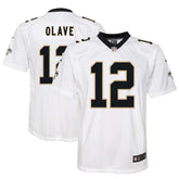 New Orleans Saints Nike Chris Olave Youth Game Jersey