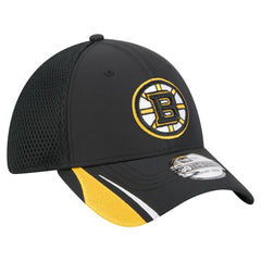 Boston Bruins New Era Linear Featherweight 39THIRTY Flex Hat For Sale
