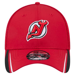 New Jersey Devils New Era Linear Featherweight 39THIRTY Flex Hat On Sale
