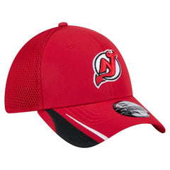 New Jersey Devils New Era Linear Featherweight 39THIRTY Flex Hat On Sale