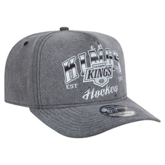 Los Angeles Kings New Era Throwback Washed A-Frame Pre-Curved 9FIFTY Snapback Hat On Sale