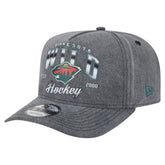 Minnesota Wild New Era Throwback Washed A-Frame Pre-Curved 9FIFTY Snapback Hat Discount
