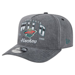Minnesota Wild New Era Throwback Washed A-Frame Pre-Curved 9FIFTY Snapback Hat Discount