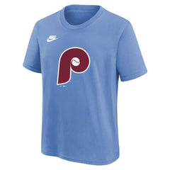 Philadelphia Phillies Nike Youth Cooperstown Collection Team Logo T-Shirt | MLB For sale