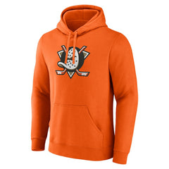 Anaheim Ducks Fanatics Primary Logo Fleece Pullover Hoodie Outlet