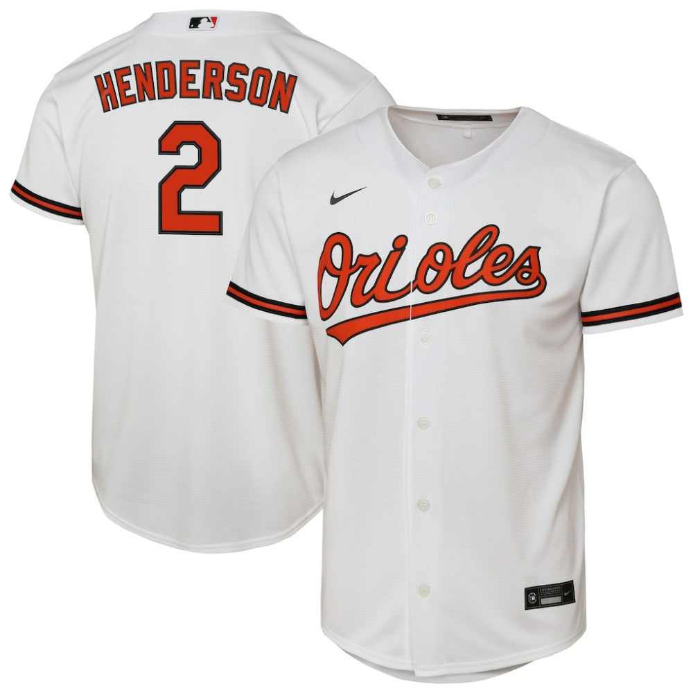 Gunnar Henderson Baltimore Orioles Nike Youth Home Replica Player Jersey | MLB New