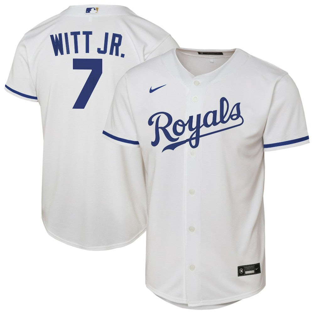 Bobby Witt Jr. Kansas City Royals Nike Youth Home Replica Player Jersey | MLB On Sale