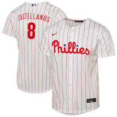 Nick Castellanos Philadelphia Phillies Youth Home Replica Player Jersey - White