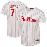 Trea Turner Philadelphia Phillies Youth Home Replica Player Jersey - White