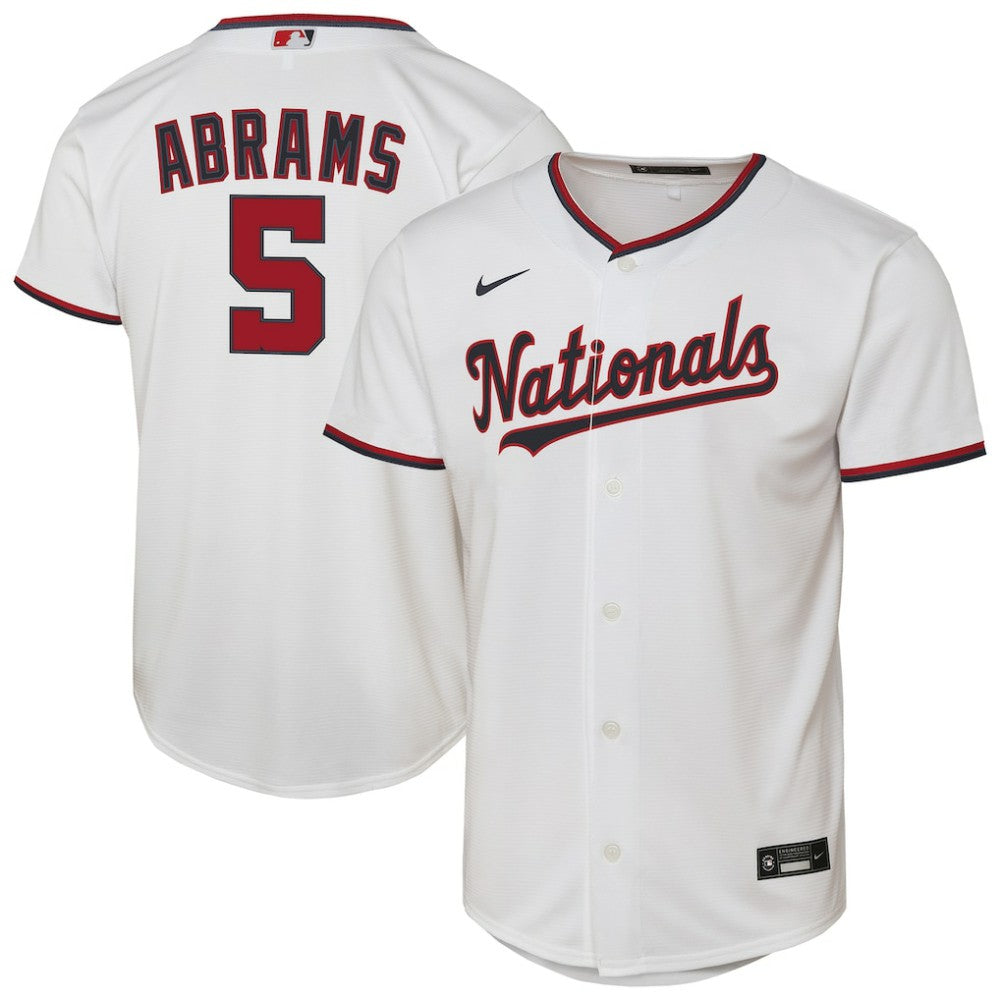 CJ Abrams Washington Nationals Nike Youth Home Replica Player Jersey | MLB Shop