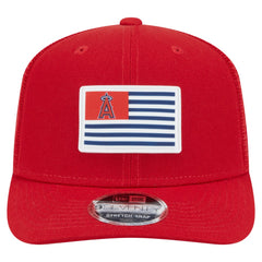 Los Angeles Angels New Era Flag 9SEVENTY Stretch-Snap Hat | MLB Outlet