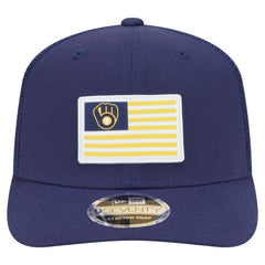 Milwaukee Brewers New Era Flag 9SEVENTY Stretch-Snap Hat | MLB For sale