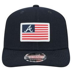 Atlanta Braves New Era Flag 9SEVENTY Stretch-Snap Hat | MLB On Sale