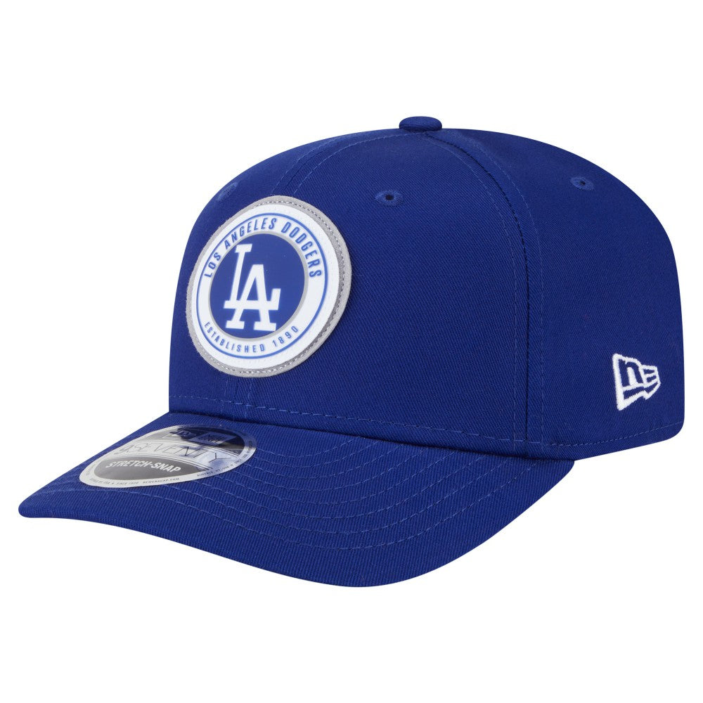 Los Angeles Dodgers New Era Circle Patch 9SEVENTY Stretch-Snap Hat | MLB On Sale