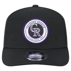 Colorado Rockies New Era Circle Patch 9SEVENTY Stretch-Snap Hat | MLB Online