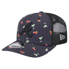 Atlanta Braves New Era Adventure Drinks Pattern 9SEVENTY Stretch-Snap Hat | MLB Shop