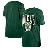 Milwaukee Bucks Throwback Vintage Boxy Mineral Wash T-Shirt For Sale
