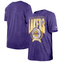 Los Angeles Lakers Throwback Vintage Boxy Mineral Wash T-Shirt Discount