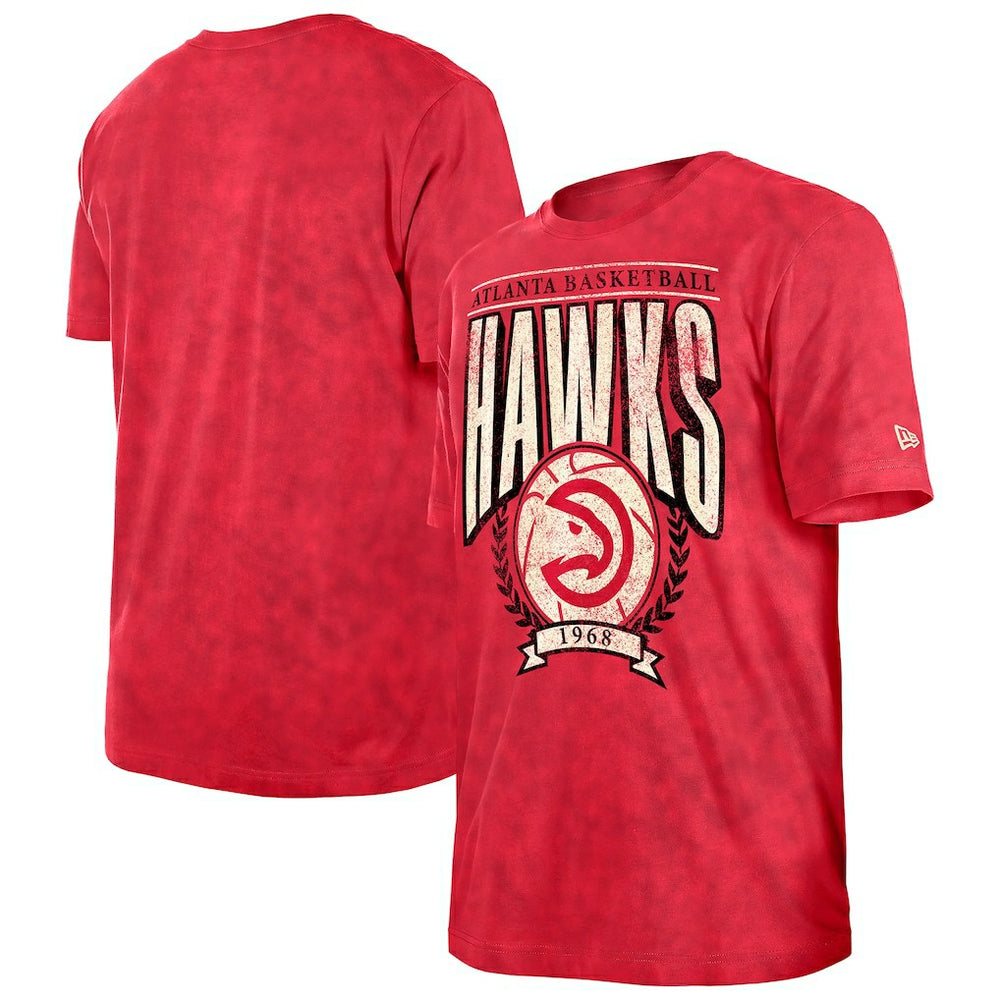 Atlanta Hawks Throwback Vintage Boxy Mineral Wash T-Shirt On Sale