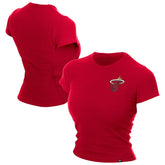 Miami Heat Women's Leisure Collection Baby Doll Cropped T-Shirt Online