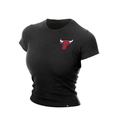 Chicago Bulls Women's Leisure Collection Baby Doll Cropped T-Shirt sale On Sale